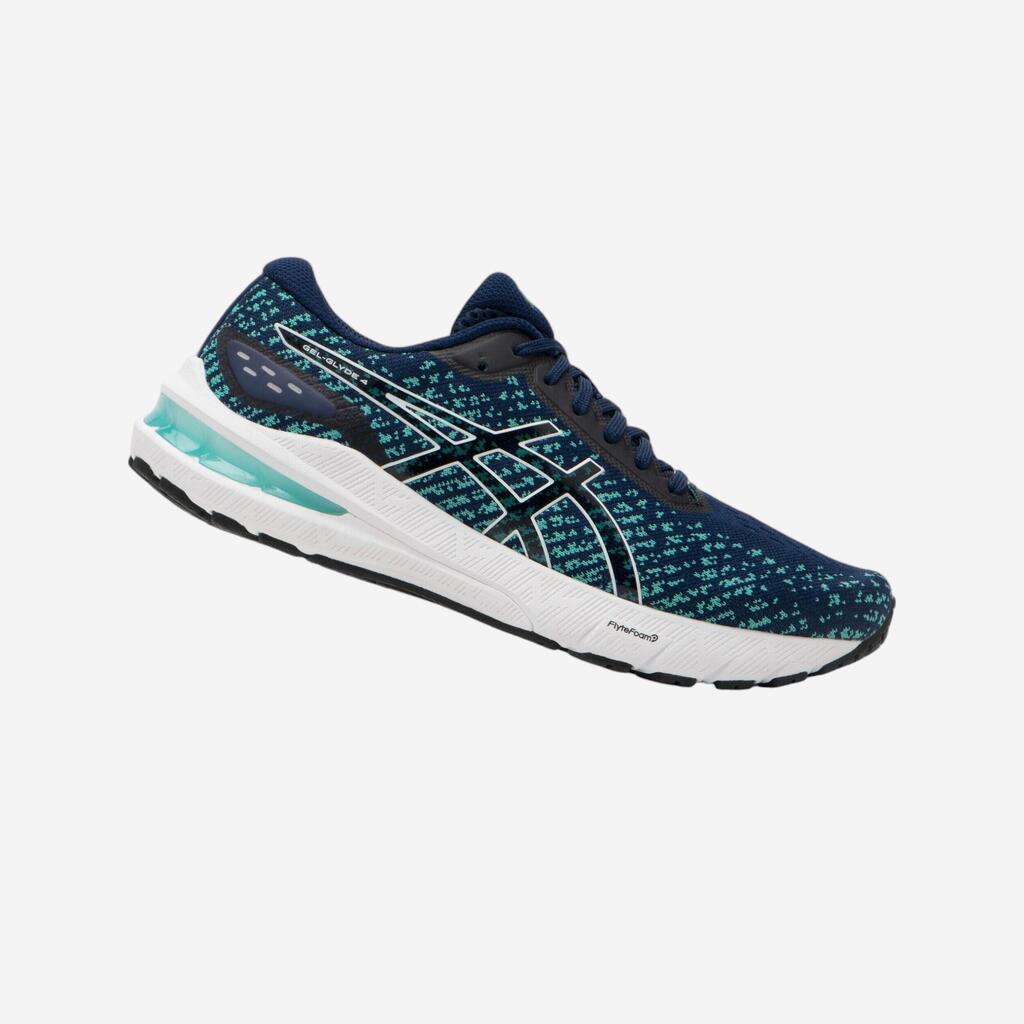 WOMEN'S ASICS GEL-CLYDE 4 RUNNING SHOES - BLUE WHITE